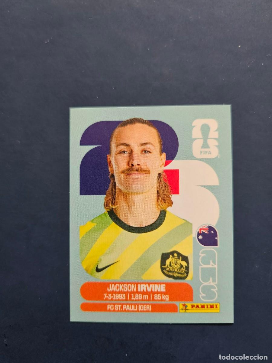 Cromos de f&uacute;tbol: AUS 11 JACKSON IRVINE AUSTRALIA FIFA WORLD CUP MUNDIAL 26 2026 SIN PEGAR NUNCA PEGADO