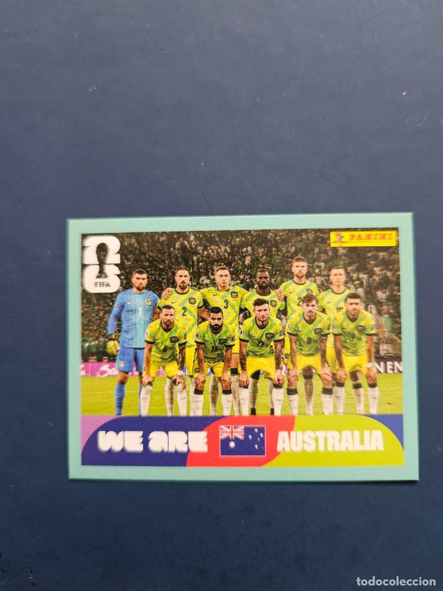 Cromos de f&uacute;tbol: AUS 13 ALINEACION AUSTRALIA FIFA WORLD CUP MUNDIAL 26 2026 SIN PEGAR NUNCA PEGADO