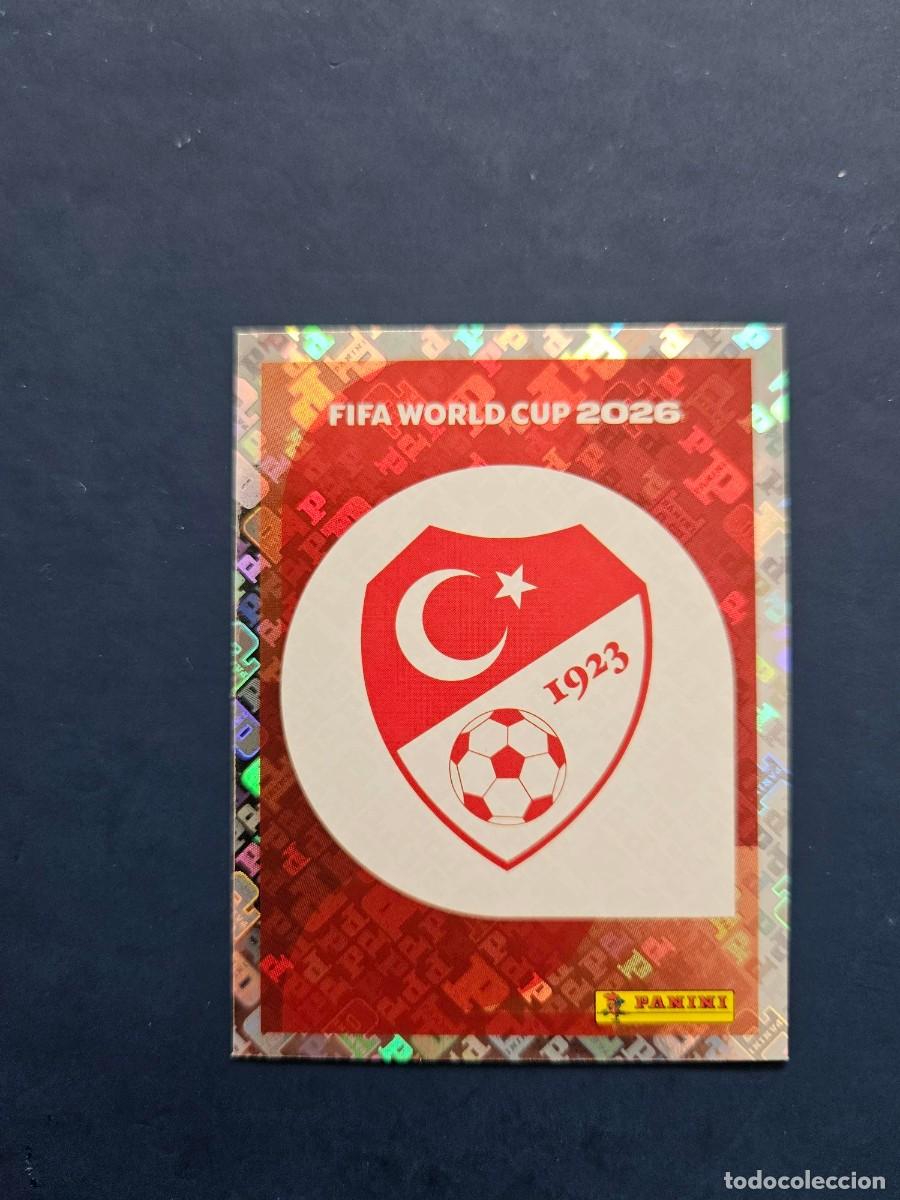 Cromos de f&uacute;tbol: TUR 1 ESCUDO TURQUIA FIFA WORLD CUP MUNDIAL 26 2026 SIN PEGAR NUNCA PEGADO