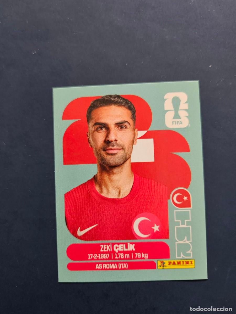 Cromos de f&uacute;tbol: TUR 4 ZEKI &Ccedil;ELIK TURQUIA FIFA WORLD CUP MUNDIAL 26 2026 SIN PEGAR NUNCA PEGADO