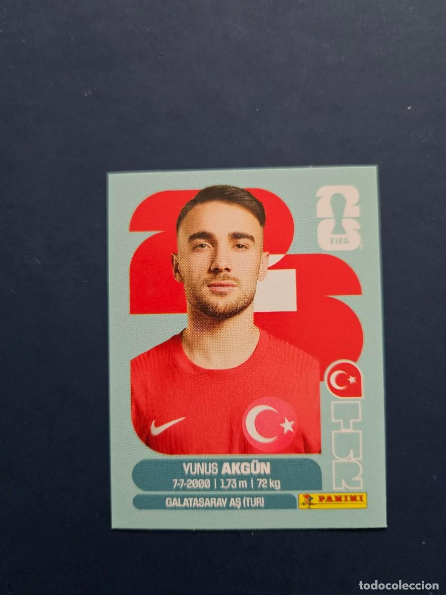 Cromos de f&uacute;tbol: TUR 16 YUNUS AKG&Uuml;N TURQUIA FIFA WORLD CUP MUNDIAL 26 2026 SIN PEGAR NUNCA PEGADO