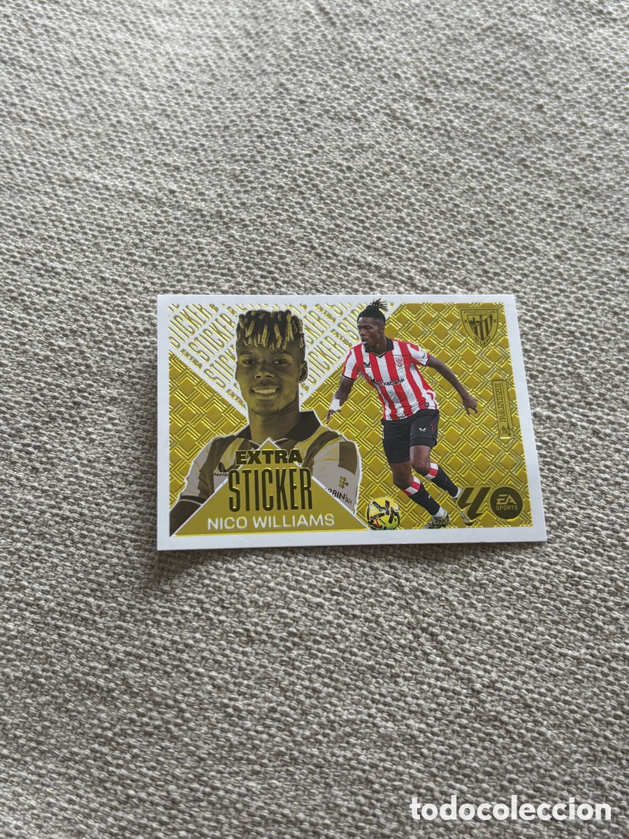 Cromos de Futebol: NICO WILLIAMS ATH BILBAO 26 27 EXTRA STICKER LIGA 2026 2027 PANINI