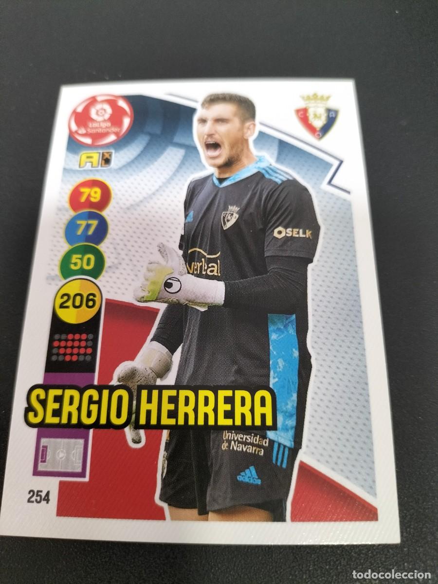 Cromos de f&uacute;tbol: 1 CROMO FICHA PANINI ADRENALYN 2020-2021 20-21 C. ATL&Eacute;TICO OSASUNA - 254 SERGIO HERRERA