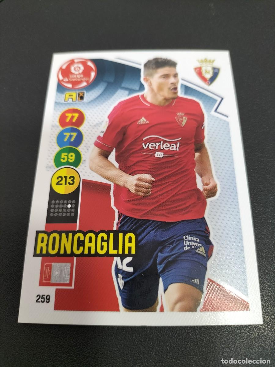 Cromos de f&uacute;tbol: 1 CROMO FICHA PANINI ADRENALYN 2020-2021 20-21 C. ATL&Eacute;TICO OSASUNA - 259 RONCAGLIA