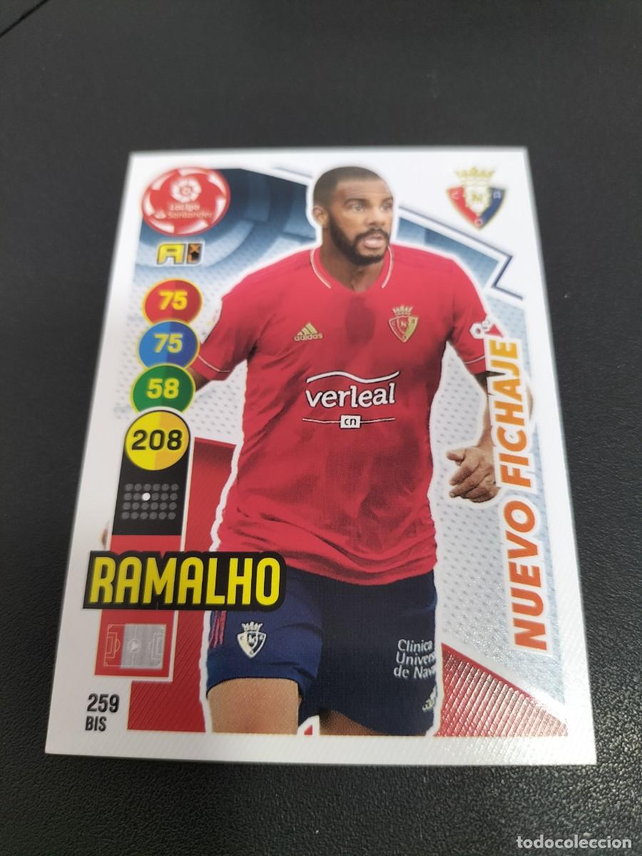Cromos de f&uacute;tbol: 1 CROMO FICHA PANINI ADRENALYN 2020-2021 20-21 C. ATL&Eacute;TICO OSASUNA - 259 bis RAMALHO ( NUEVO FICHAJE