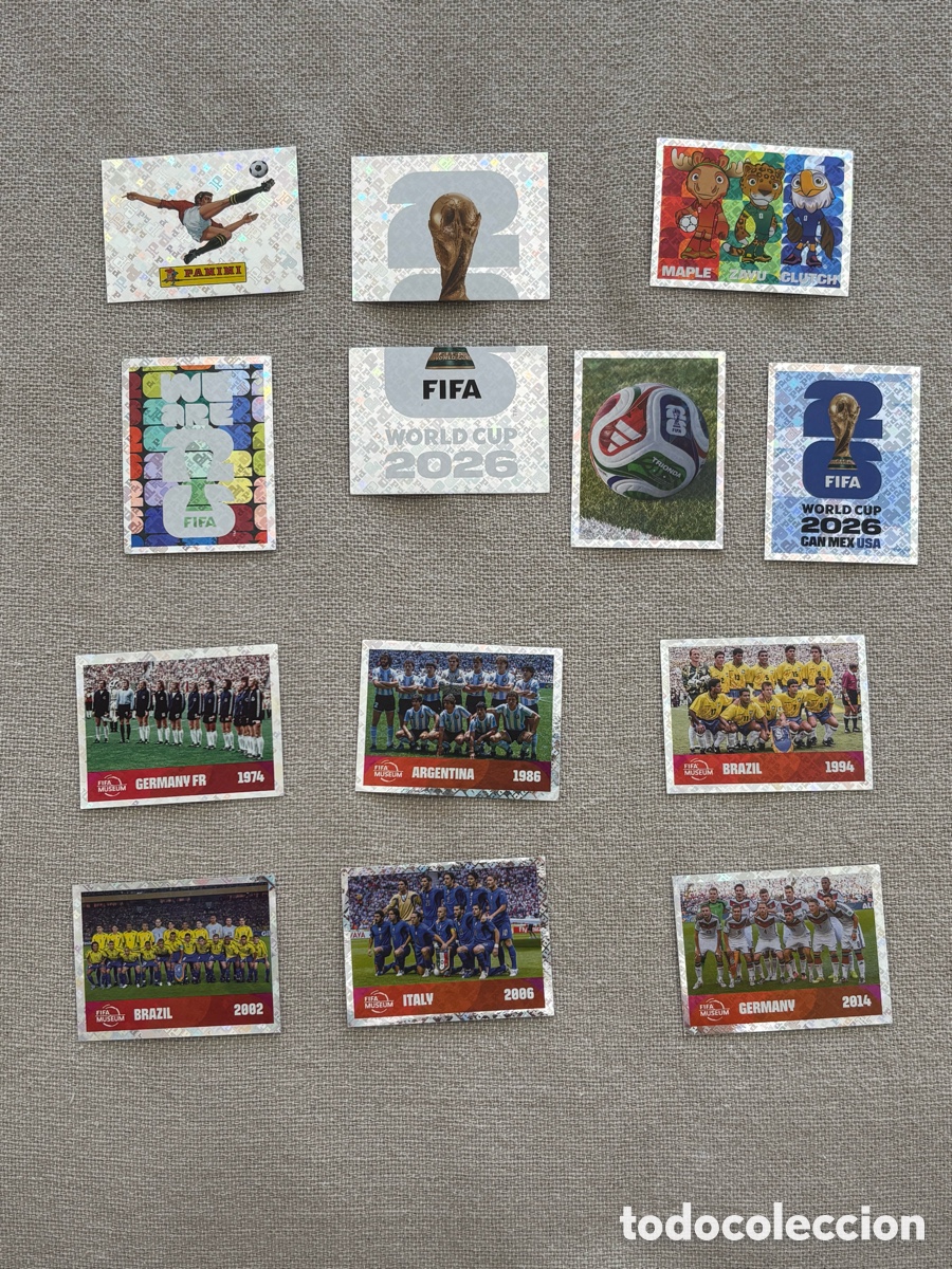 Cromos de Futebol: 13 CROMOS FWC &Aacute;LBUM MUNDIAL 2026 PANINI