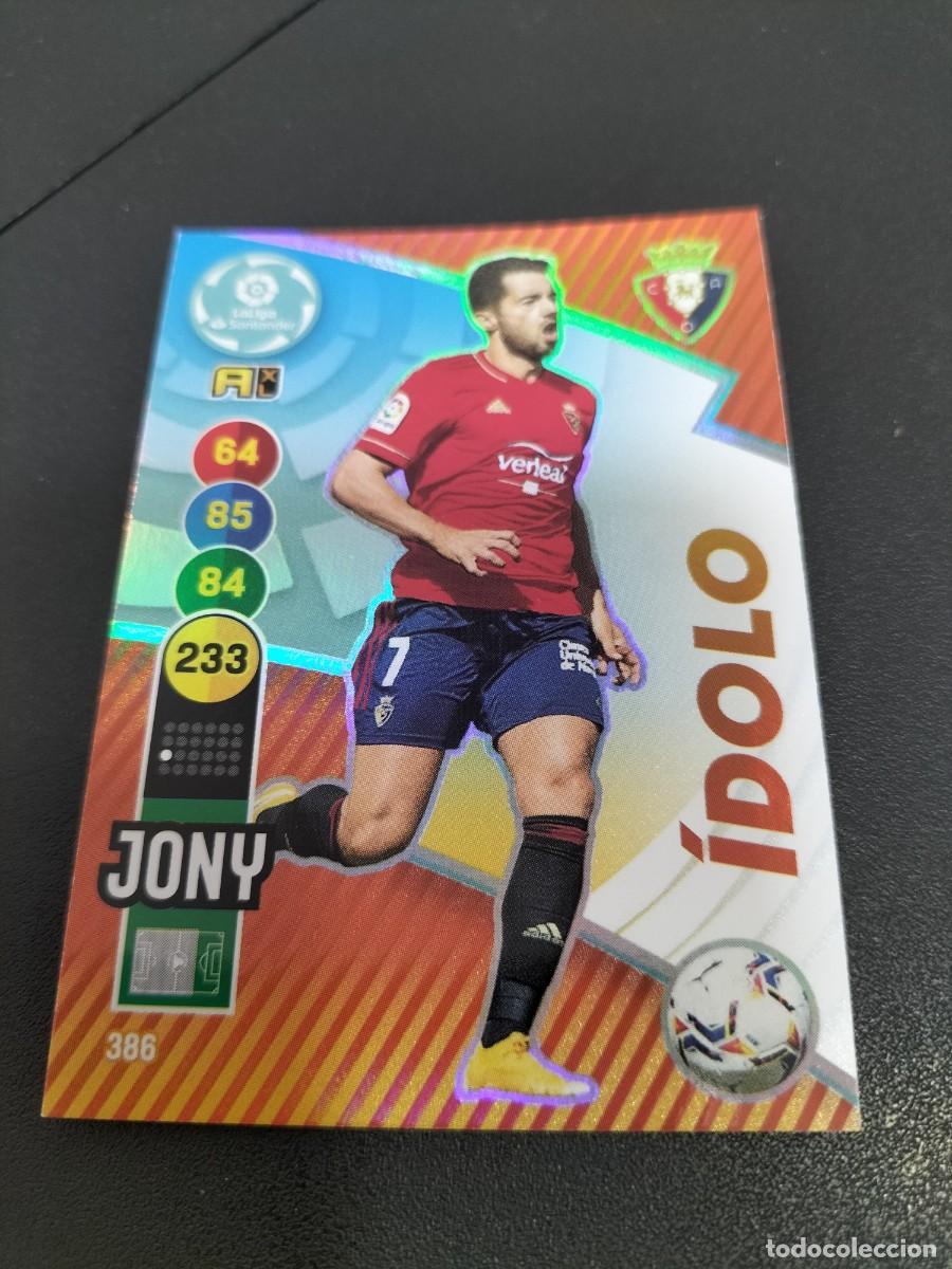 Figurine di Calcio: 1 CROMO FICHA PANINI ADRENALYN 2020-2021 20-21 C ATL&Eacute;TICO OSASUNA 386 JONY ( IDOLO