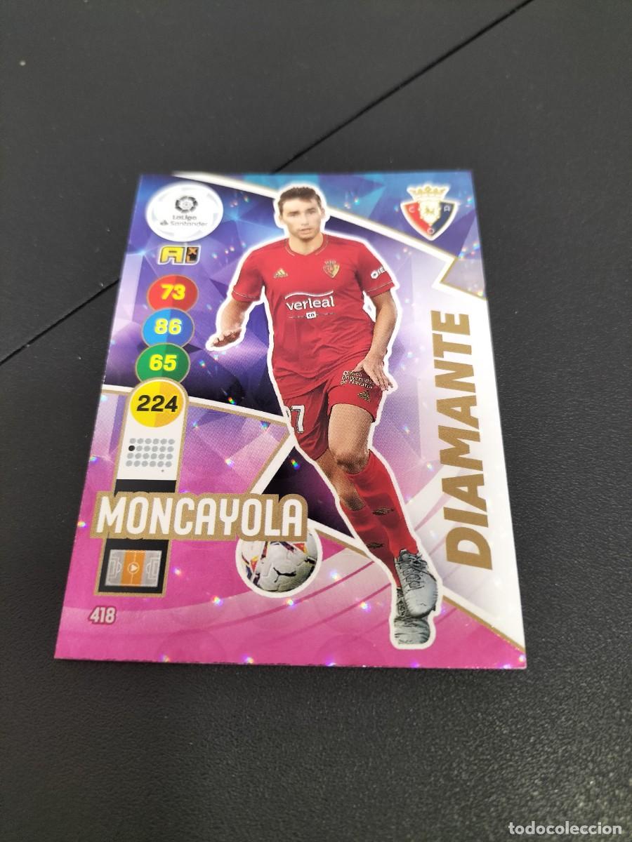 Figurine di Calcio: 1 CROMO FICHA PANINI ADRENALYN 2020-2021 20-21 C ATL&Eacute;TICO OSASUNA 418 MONCAYOLA ( DIAMANTE