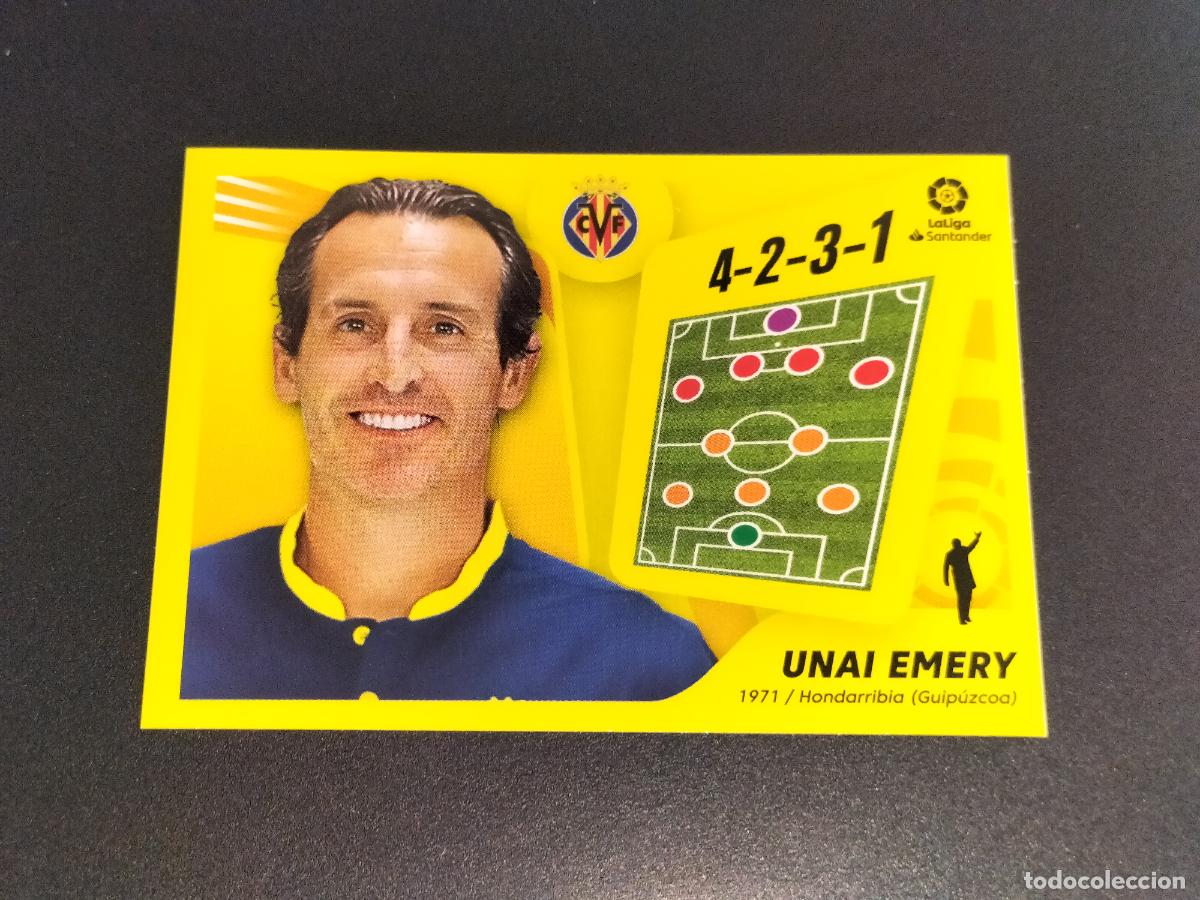 Figurine di Calcio: N&ordm; 2 UNAI EMERY VILLARREAL CROMOS LALIGA SANTANDER ESTE LIGA FUTBOL 2021 2022 21 22 PANINI