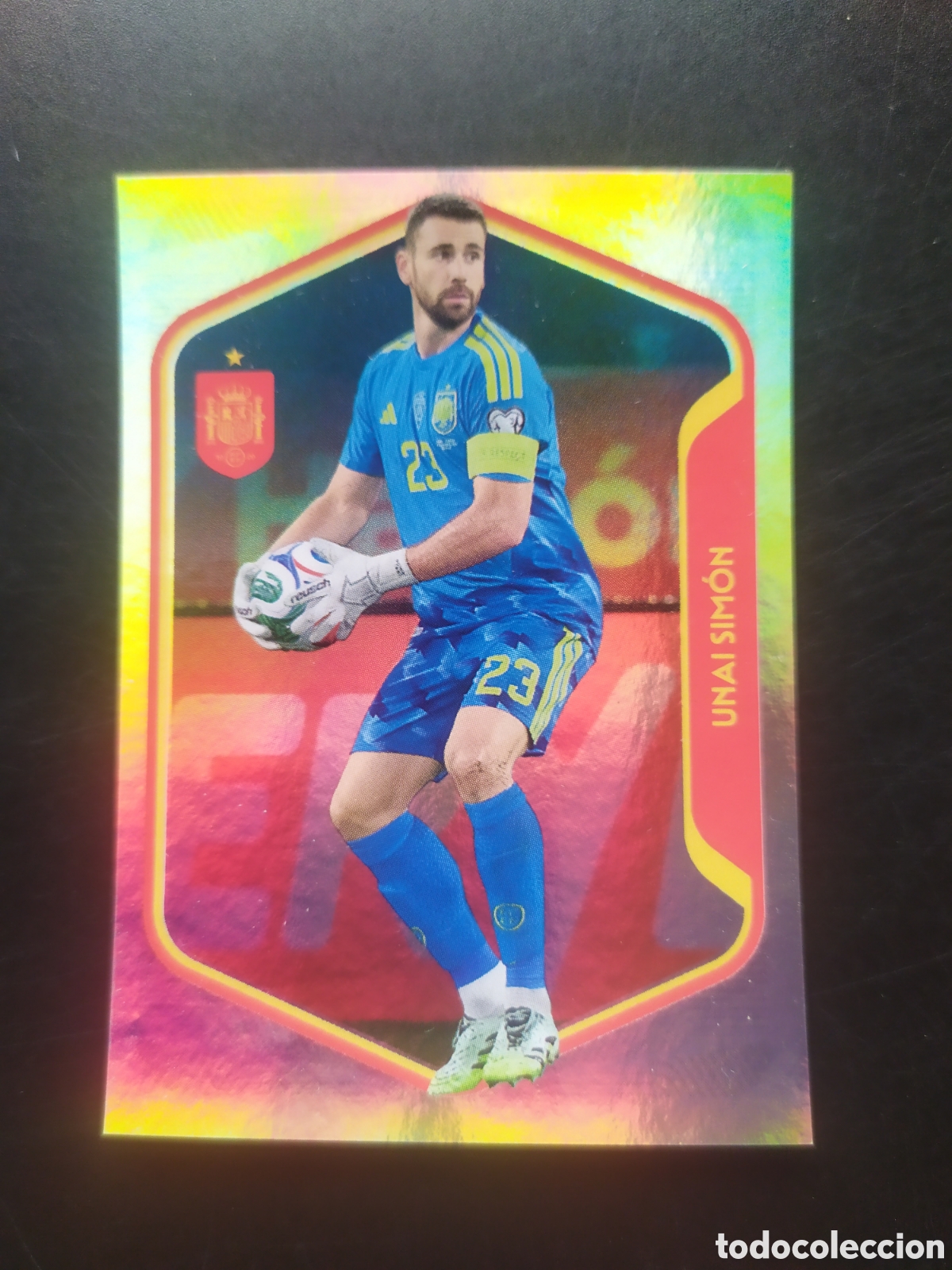 Figurine di Calcio: Espa&ntilde;a 2026 panini carrefour Unai Sim&oacute;n n&deg; 10