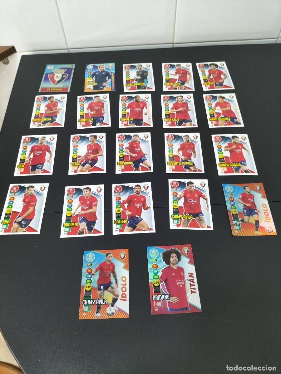 Figurine di Calcio: LOTE 22 CROMOS FICHA PANINI ADRENALYN 2020-2021 20-21 ATL&Eacute;TICO OSASUNA diferentes INCLUYE ESPECIALES