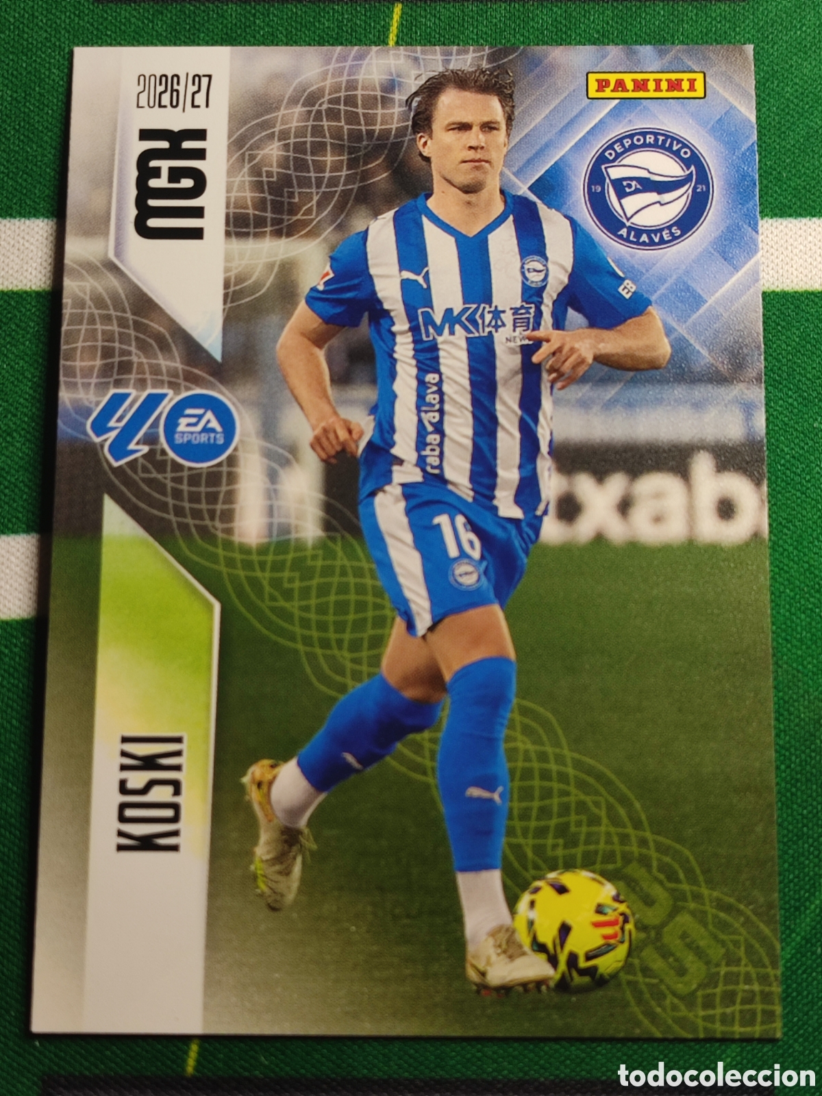Football Stickers: 24 Koski Deportivo Alaves MEGACRACKS 2026 2027 - 26 27 MGK