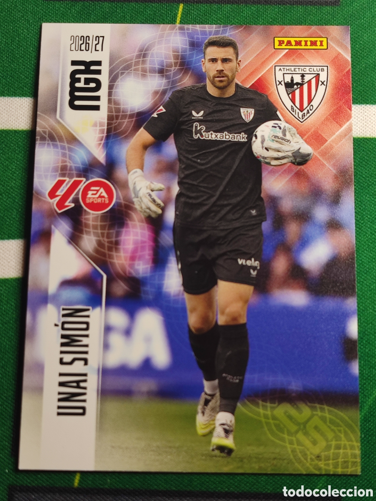 Football Stickers: 38 Unai Sim&oacute;n Athletic Club MEGACRACKS 2026 2027 - 26 27 MGK