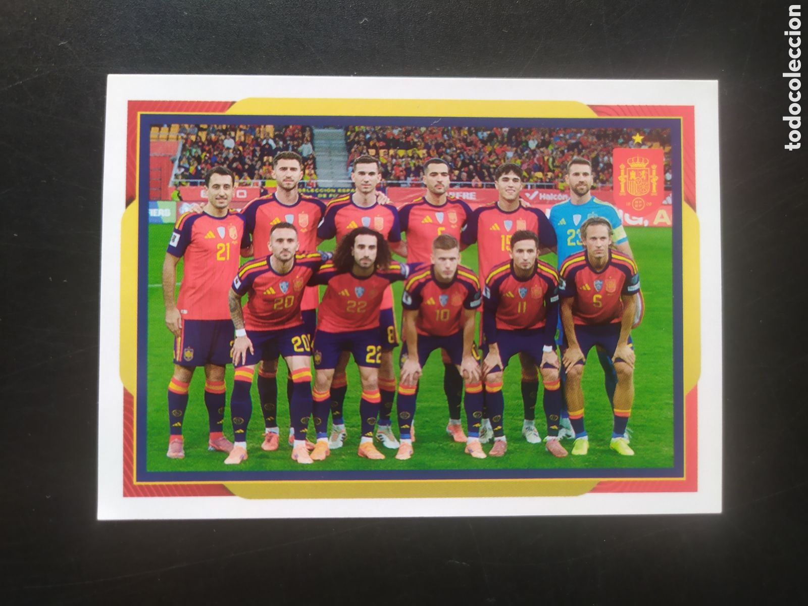 Football Stickers: Espa&ntilde;a 2026 panini carrefour alineaci&oacute;n n&deg; 4