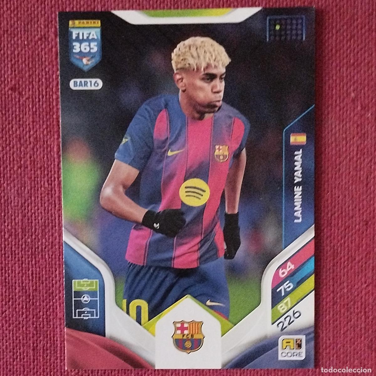 Cromos de Futebol: LAMINE YAMAL - BAR16 - FIFA 365 - F.C.BARCELONA - ADRENALYN XL 2026
