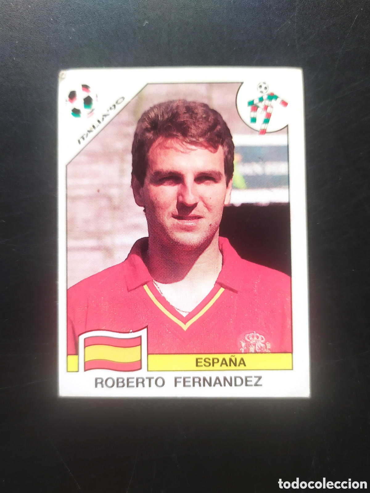 Cartes &agrave; collectionner de Football: Mundial Italia 90 panini Roberto n&deg; 354 Espa&ntilde;a sin pegar