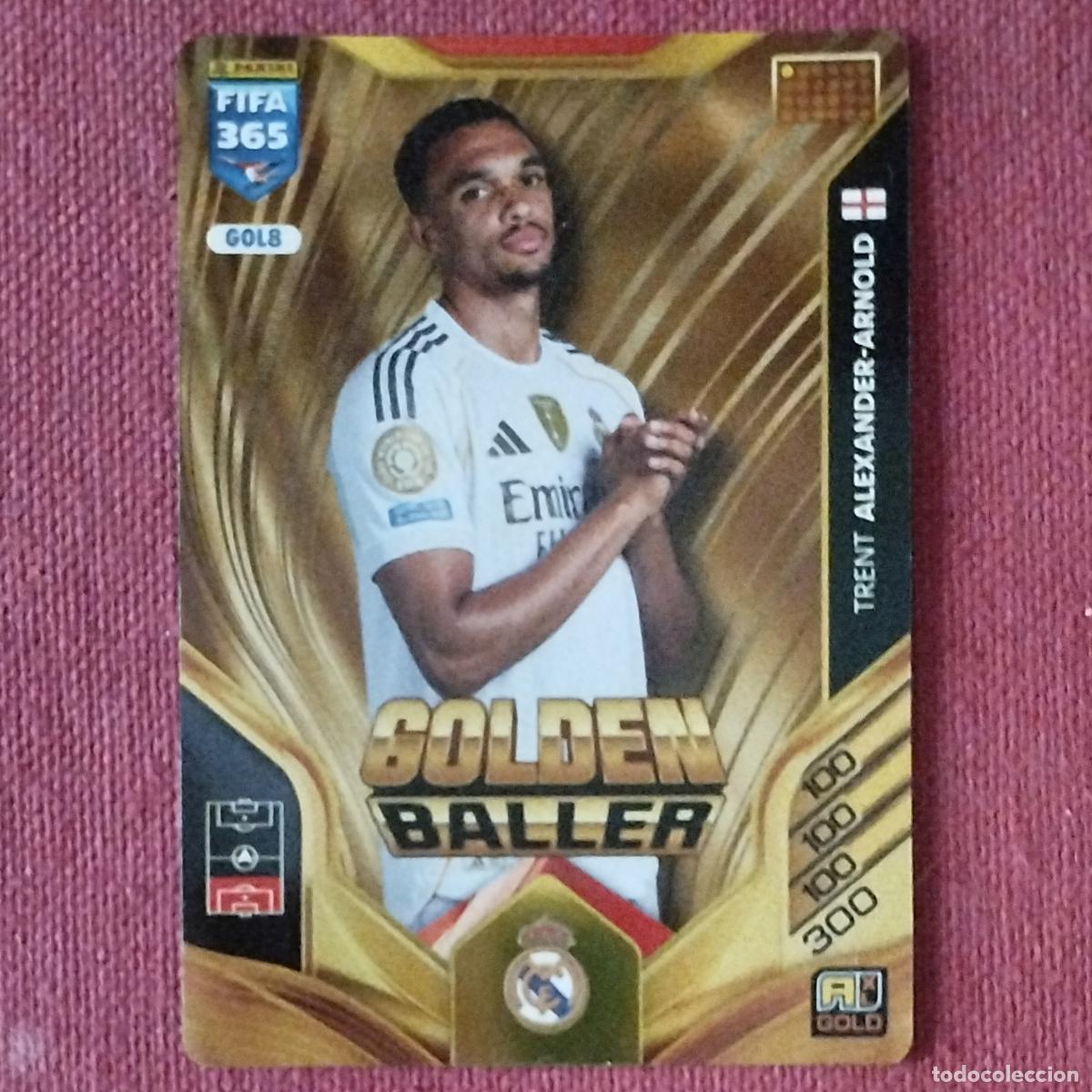 Cromos de Futebol: TRENT ALEXANDER-ARNOLD - GOL8 - GOLDEN BALLER - REAL MADRID - ADRENALYN FIFA 365 XL 2026
