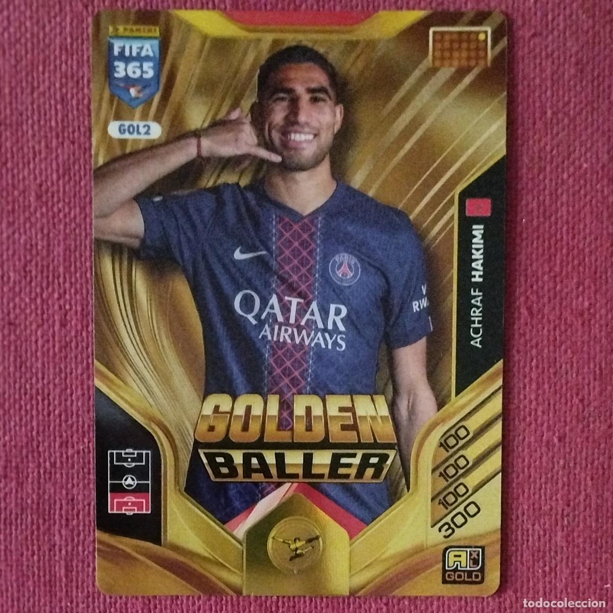 Cromos de Futebol: ASHRAF HAKIMI - GOL2 - GOLDEN BALLER - PARIS SAINT GERMAIN - ADRENALYN FIFA 365 XL 2026