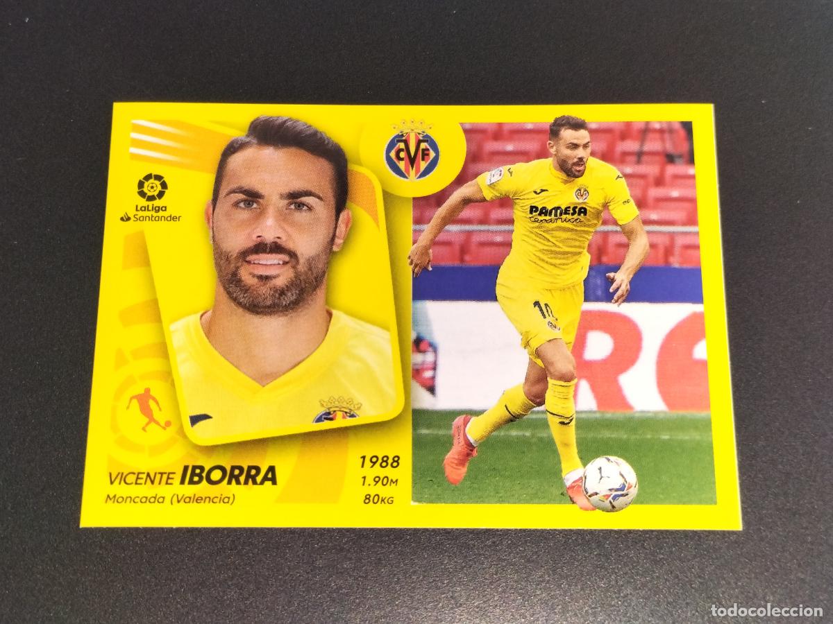 Football Stickers: N&ordm; 12 VICENTE IBORRA VILLARREAL CROMOS LALIGA SANTANDER ESTE LIGA 2021 2022 21 22 PANINI