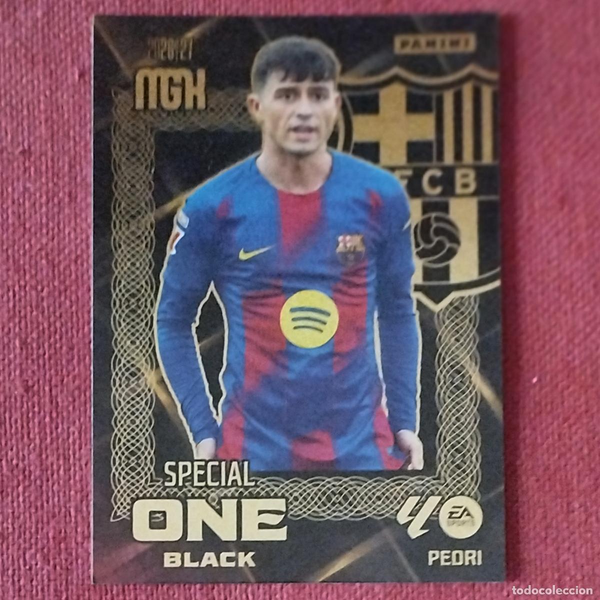 Cromos de Futebol: PEDRI - F.C. BARCELONA - SPECIAL ONE BLACK - MEGACRACKS 2026 2027