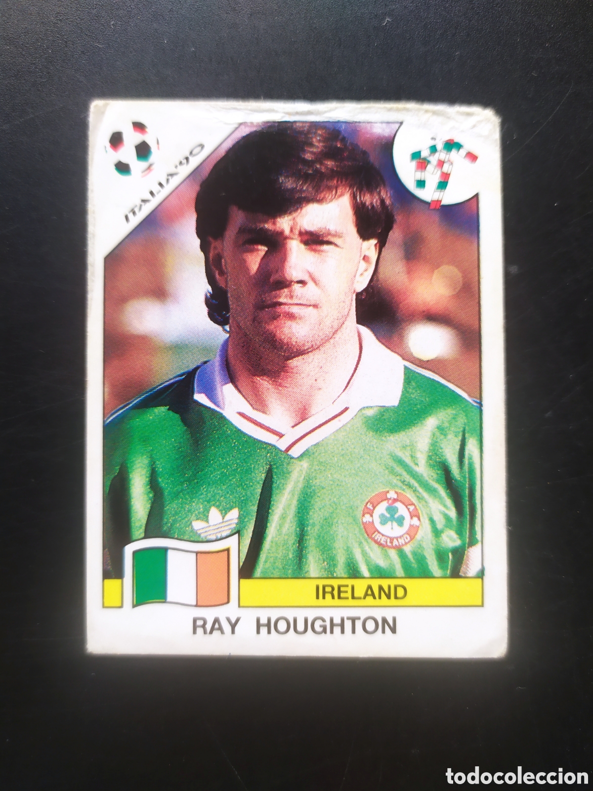 Cromos de Futebol: Mundial Italia 90 panini Houghton n&deg; 433 Irlanda sin pegar