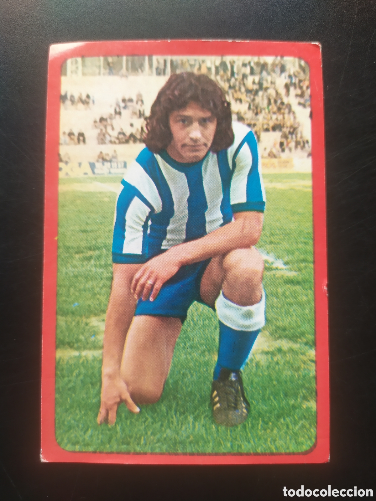 Fu&szlig;ball-Sticker: Campeonato Nacional futbol 1977 1978 77 78 Ruiz Romero Pardo n&deg; 100 Deportivo Coru&ntilde;a sin pegar