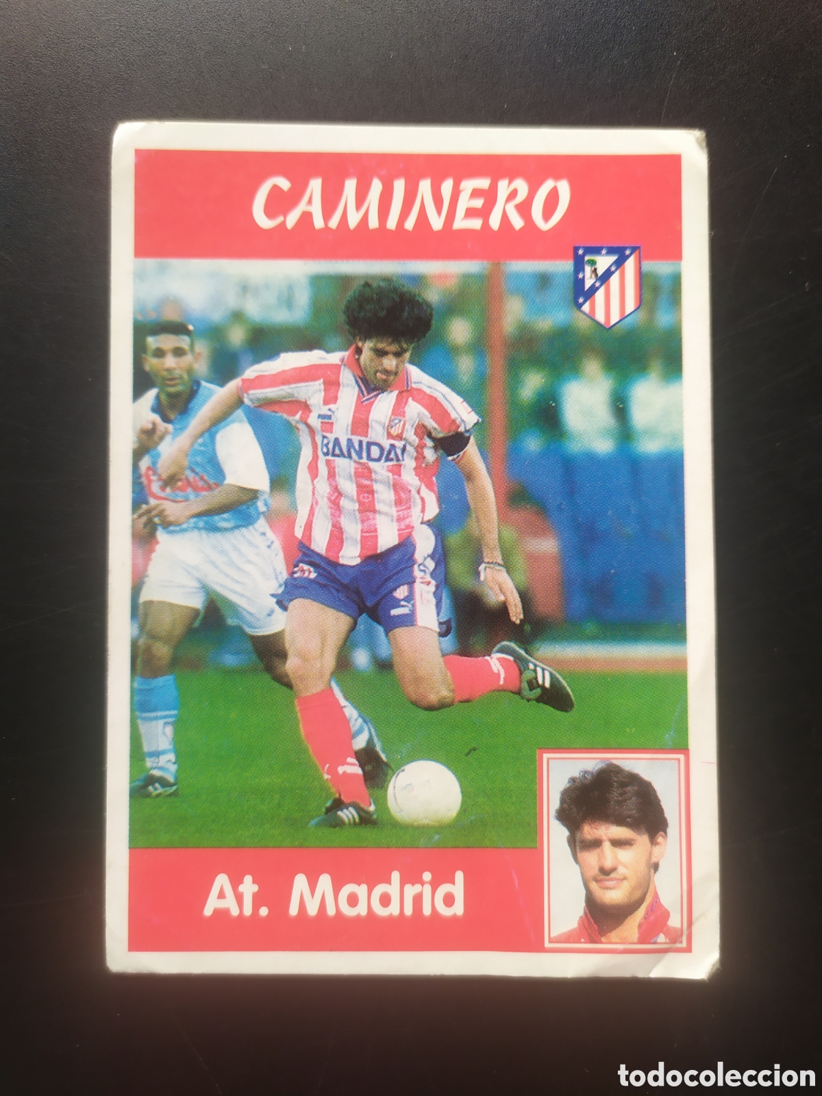 Cartes &agrave; collectionner de Football: Liga 1997 1998 97 98 panini sports Caminero n&deg; 75 Atl&eacute;tico Madrid