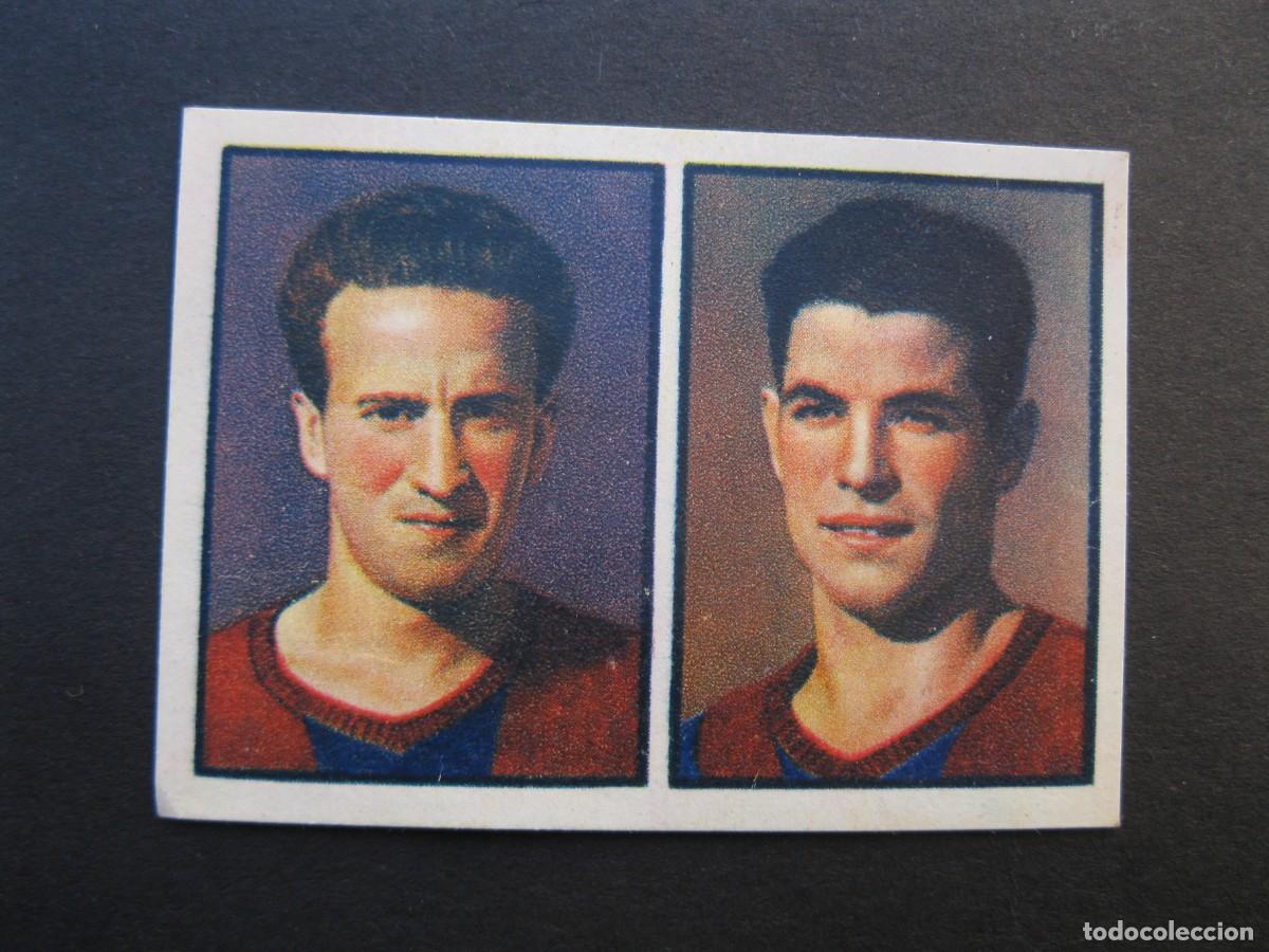 Cartes &agrave; collectionner de Football: 2&ordm; &Aacute;LBUM GALLINA BLANCA - SERIE 102 - N&ordm; 4 - BASORA Y SEGUER (C.F. BARCELONA) - NUNCA PEGADO.