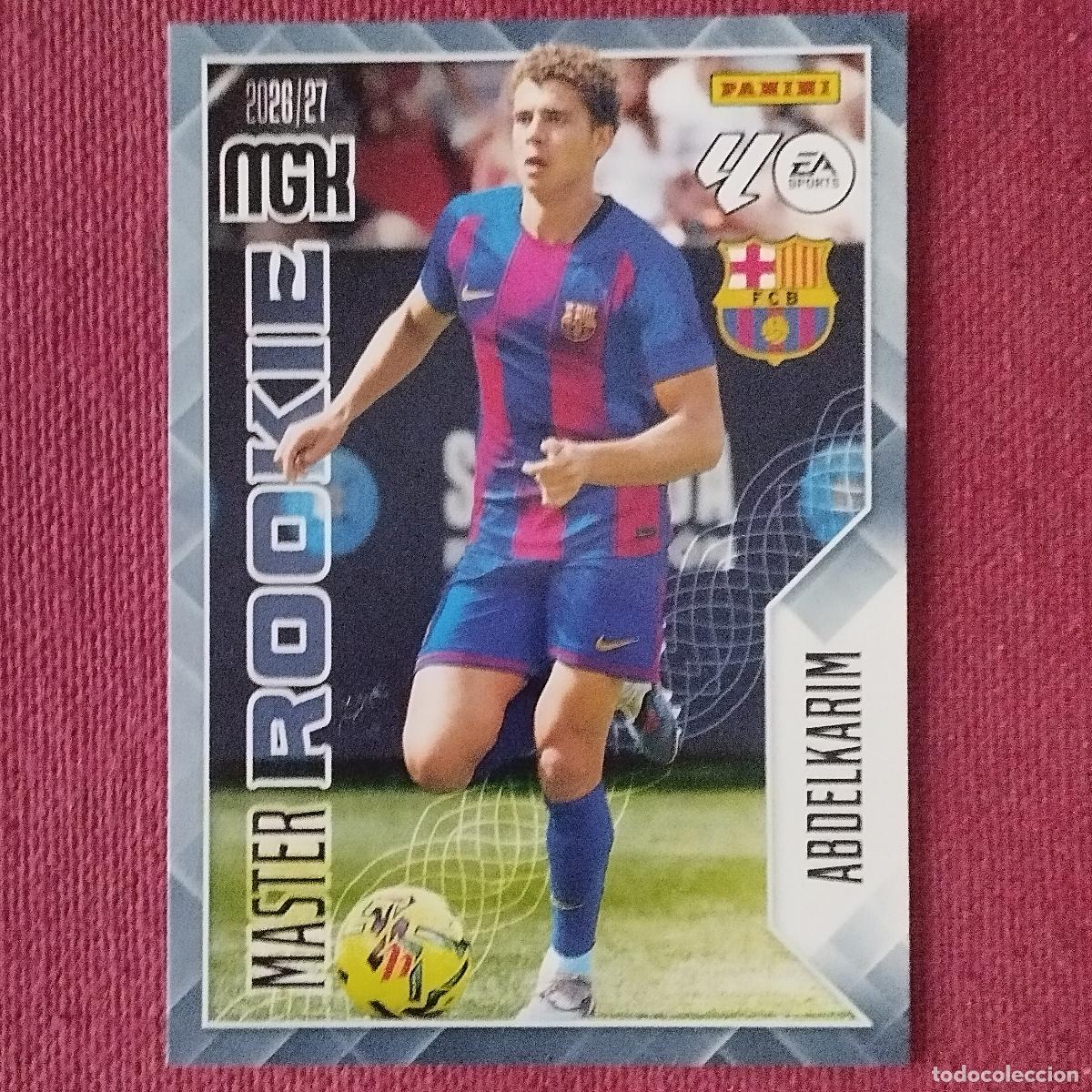 Cromos de Futebol: ABDELKARIM - 406 - FC BARCELONA - MASTER ROOKIE - MEGACRACKS MGK 2026 2027