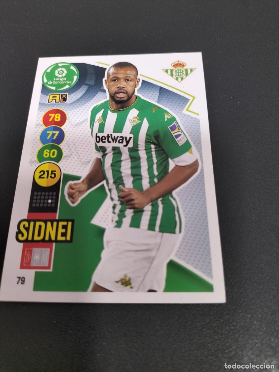 Cromos de f&uacute;tbol: 1 CROMO FICHA PANINI ADRENALYN 2020-2021 20-21 REAL BETIS 79 SIDNEY