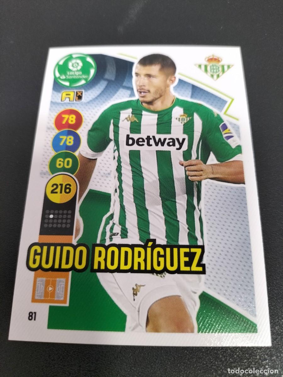 Cartes &agrave; collectionner de Football: 1 CROMO FICHA PANINI ADRENALYN 2020-2021 20-21 REAL BETIS 81 GUIDO RODR&Iacute;GUEZ
