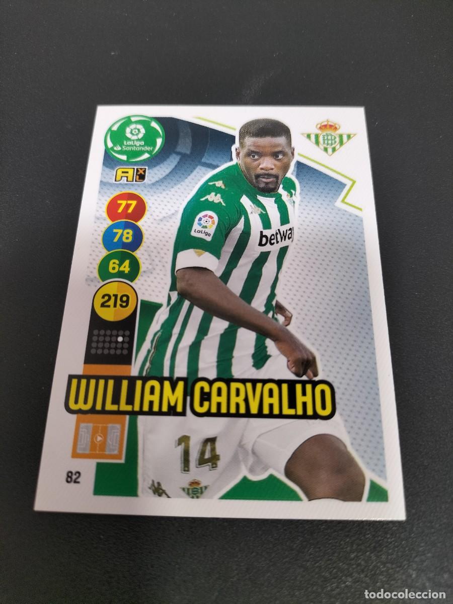 Cartes &agrave; collectionner de Football: 1 CROMO FICHA PANINI ADRENALYN 2020-2021 20-21 REAL BETIS 82 WILLIAM CARVALHO