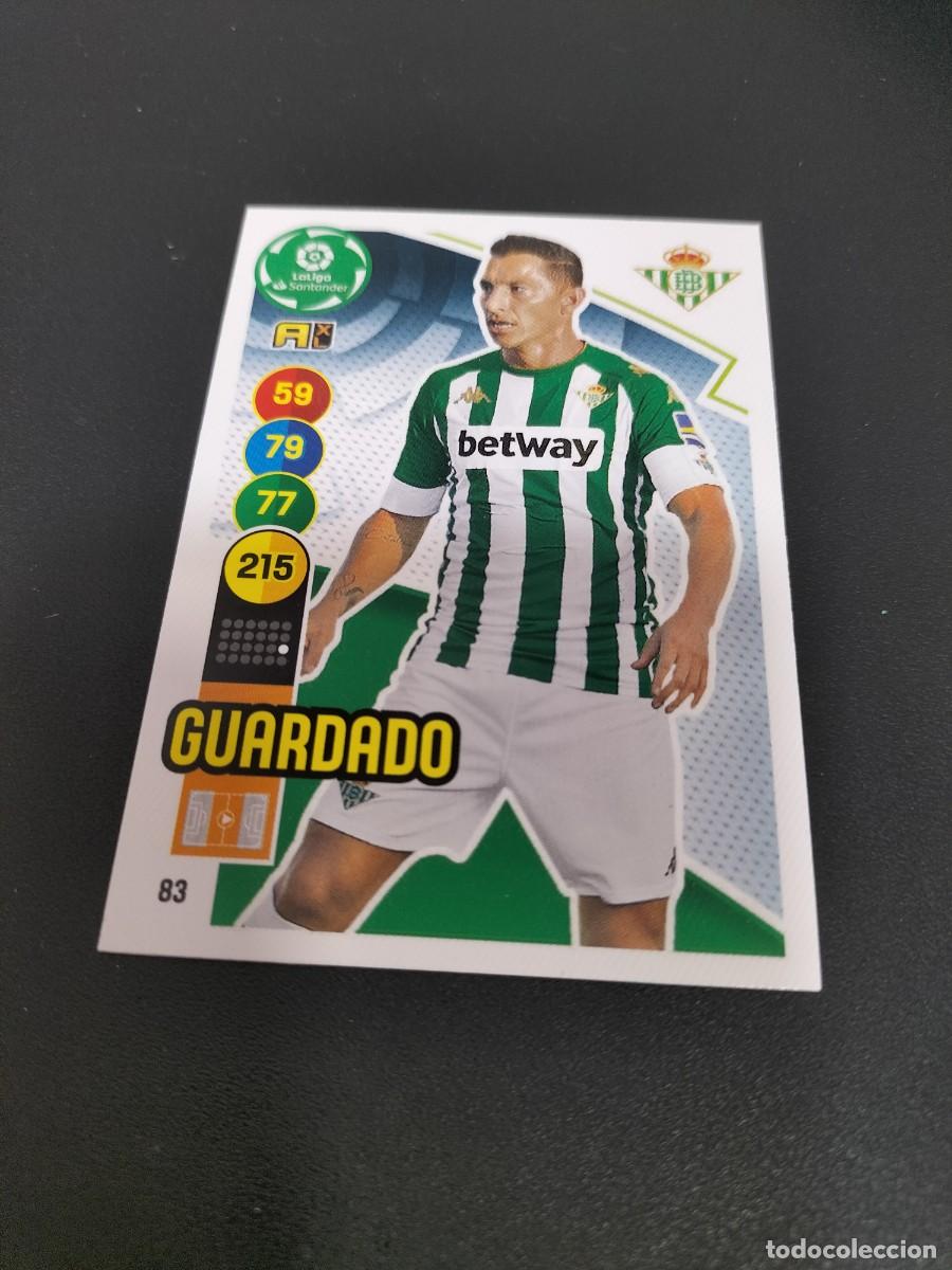 Cartes &agrave; collectionner de Football: 1 CROMO FICHA PANINI ADRENALYN 2020-2021 20-21 REAL BETIS 83 GUARDADO