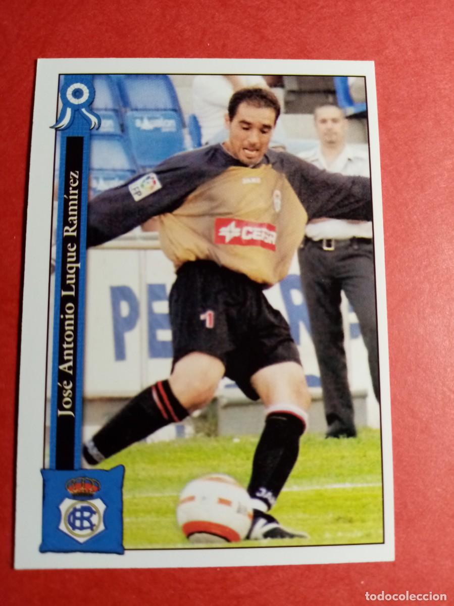 Figurine di Calcio: N&ordm; 740 LUQUE, R.C. RECREATIVO, 2&ordf; DIVISION FICHAS 2005 2006 MUNDICROMO PLATINUM
