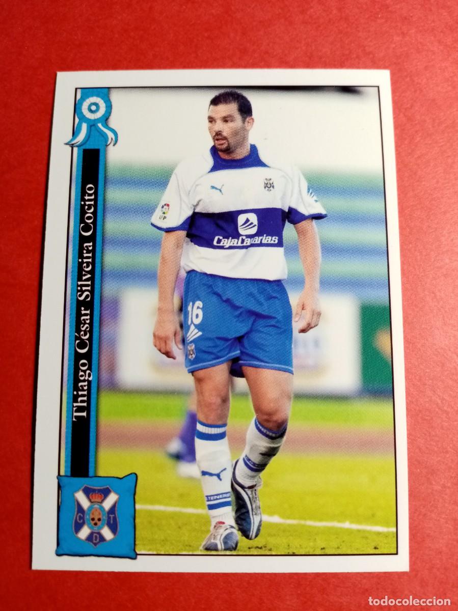 Fu&szlig;ball-Sticker: N&ordm; 837 THIAGO COCITO, C.D. TENERIFE, 2&ordf; DIVISION, FICHAS 2005 2006 MUNDICROMO PLATINUM