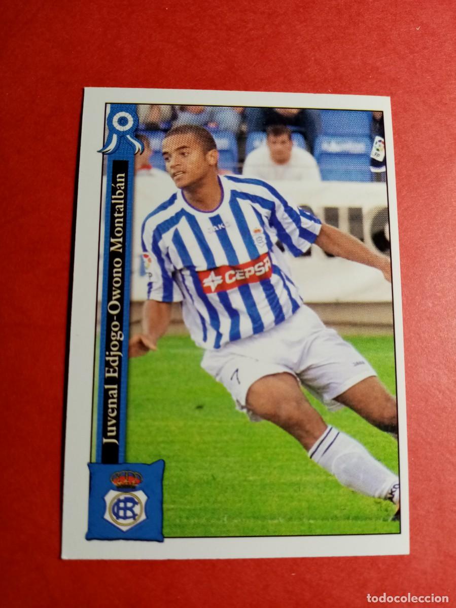 Cartes &agrave; collectionner de Football: N&ordm; 750 JUVENAL, R.C. RECREATIVO, 2&ordf; DIVISION FICHAS 2005 2006 MUNDICROMO PLATINUM