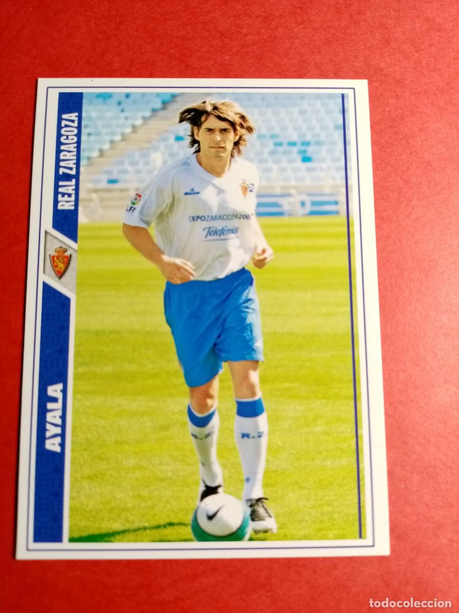 Cartes &agrave; collectionner de Football: N&ordm; 143 AYALA, REAL ZARAGOZA, FICHAS LIGA 2008 MUNDICROMO