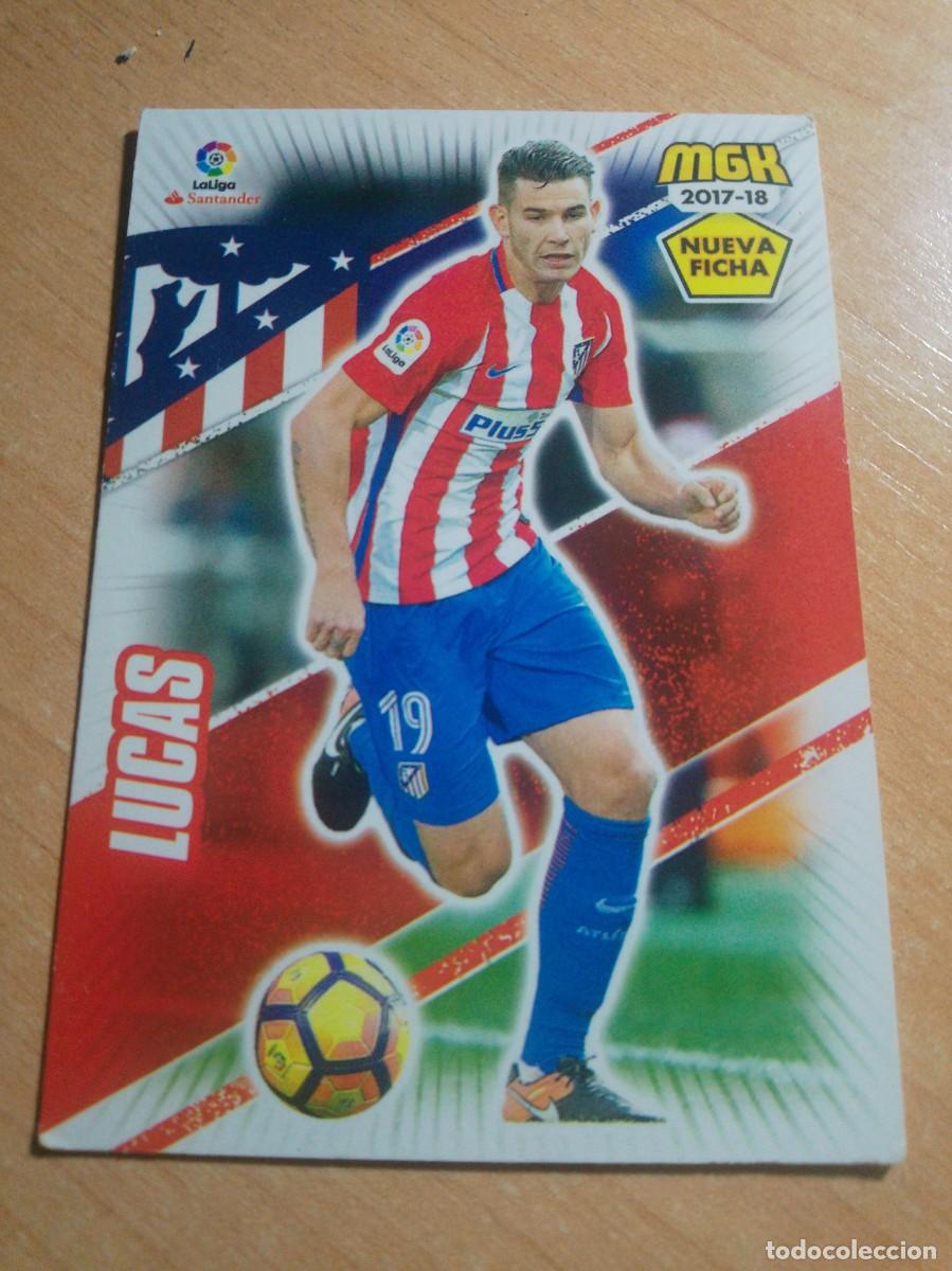 Fu&szlig;ball-Sticker: 63 BIS LUCAS NUEVA FICHA ATLETICO DE MADRID 17 18 MGK 2017 2018 MEGACRACKS