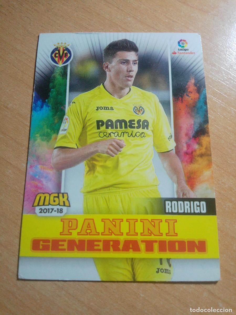 Fu&szlig;ball-Sticker: ROOKIE RODRI (RODRIGO) PANINI GENERATION VILLARREAL 17 18 MGK 2017 2018 MEGACRACKS