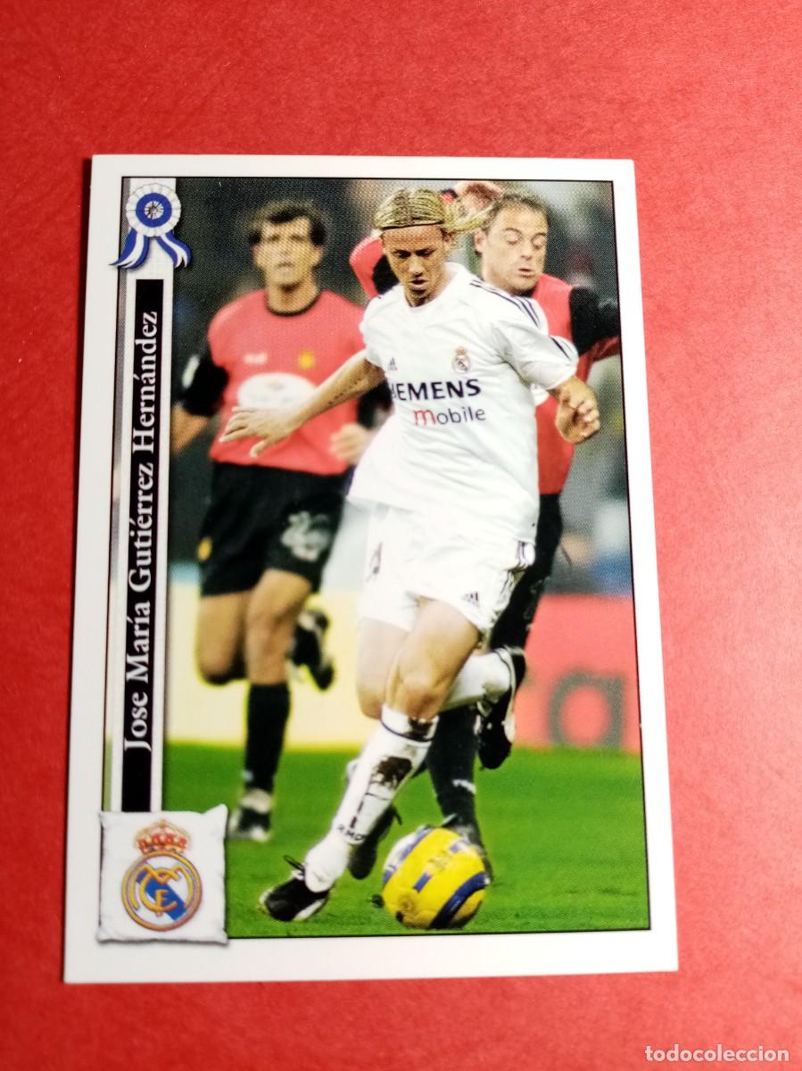Cromos de Futebol: n&ordm; 45 guti real madrid cf fichas de la liga 2006 MUNDICROMO