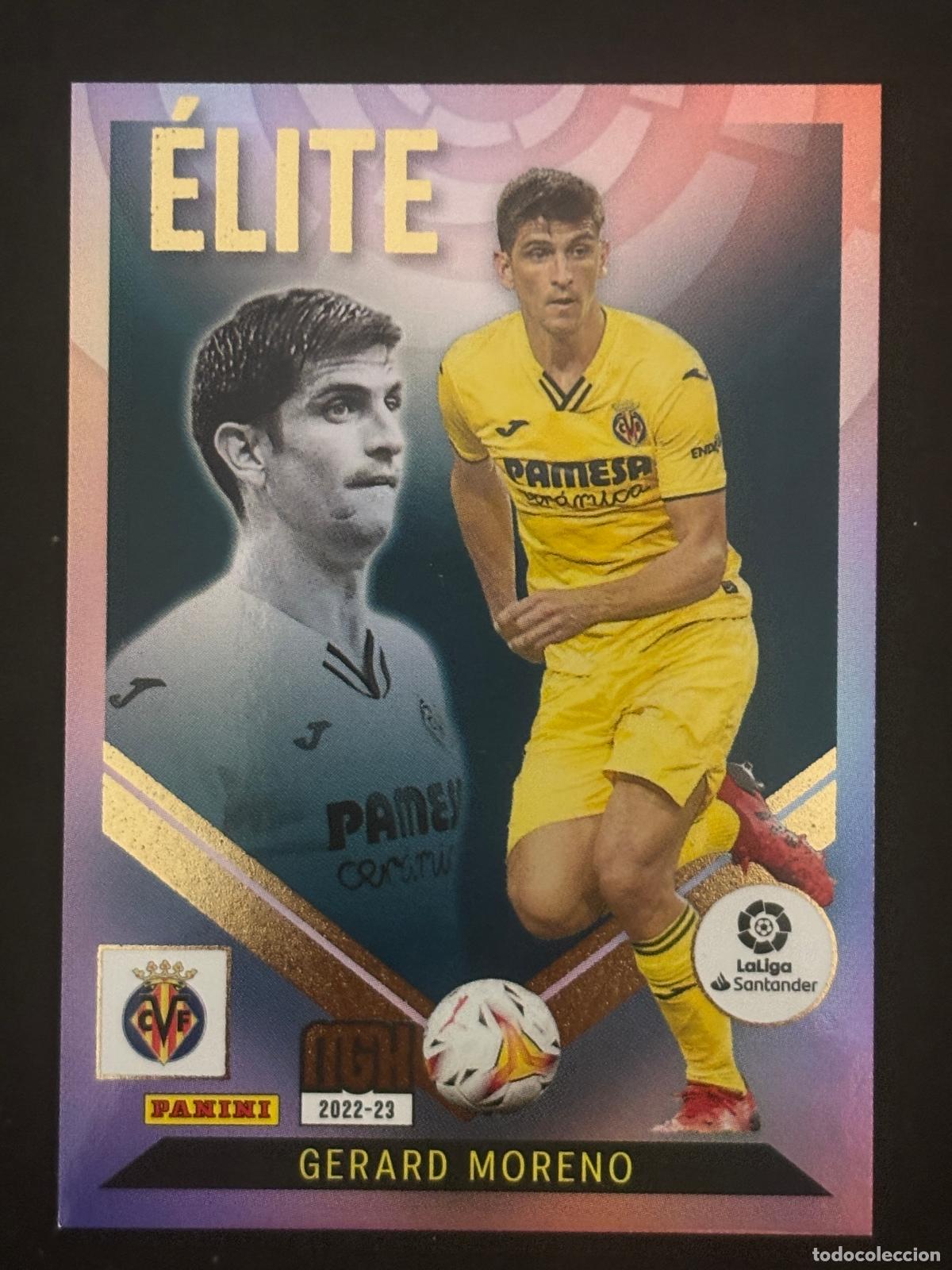 Cromos de Futebol: 5 GERARD MORENO ELITE VILLAREAL MEGACRACKS MGK 22-23 2022 2023 PANINI LIGA