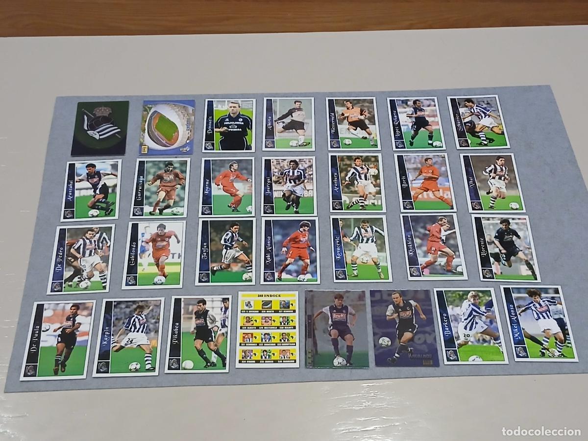 Cromos de f&uacute;tbol: Equipo completo. Mundicromo 2003, Real Sociedad, 29 cromos