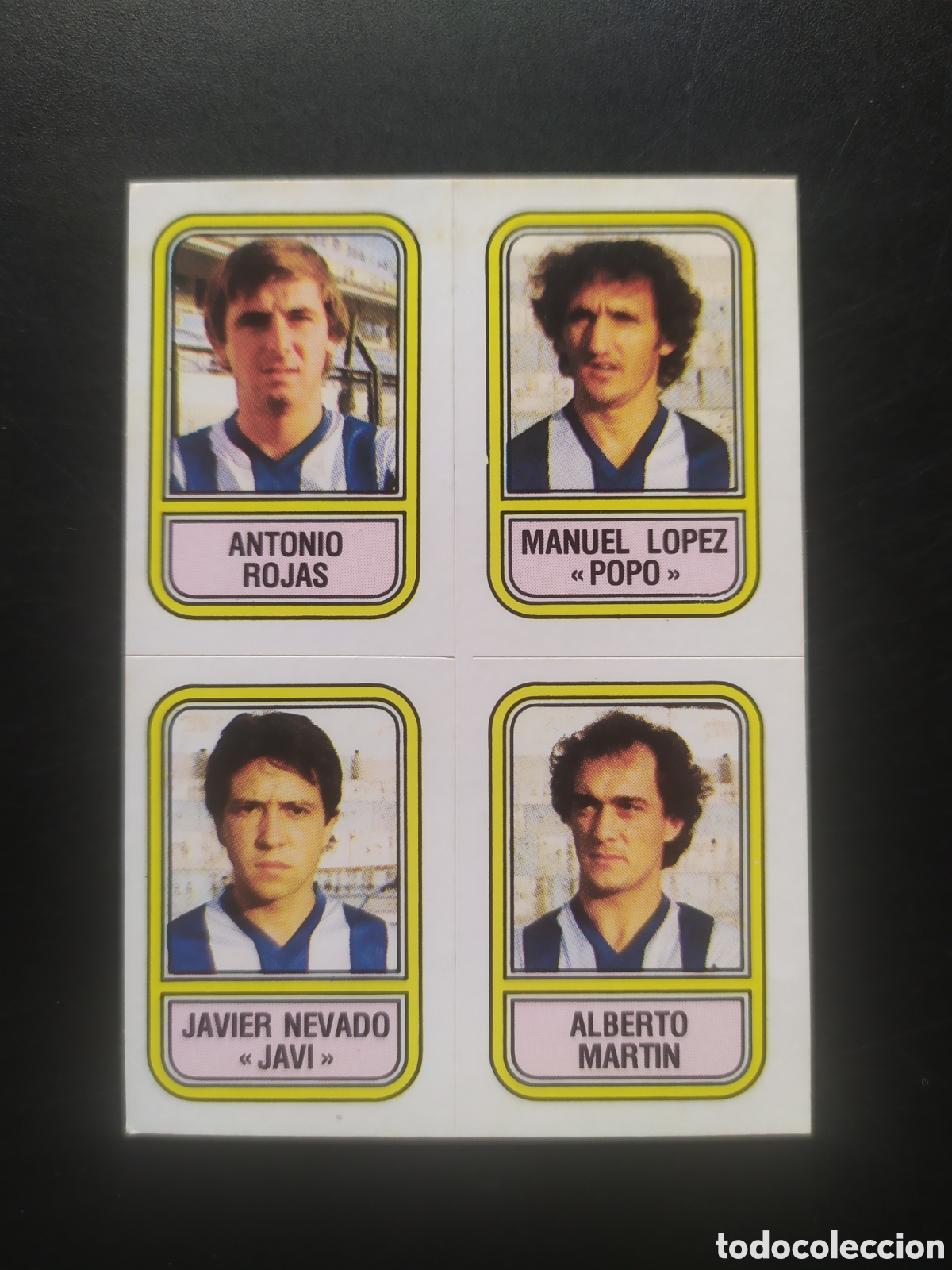 Figurine di Calcio: Futbol 82 cromo crom panini Rojas Popo Javi Martin n&deg; 378 M&aacute;laga