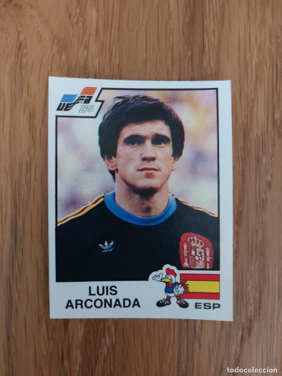 Figurine di Calcio: EURO 84 PANINI 213 ARCONADA ESPA&Ntilde;A RECUPERADO