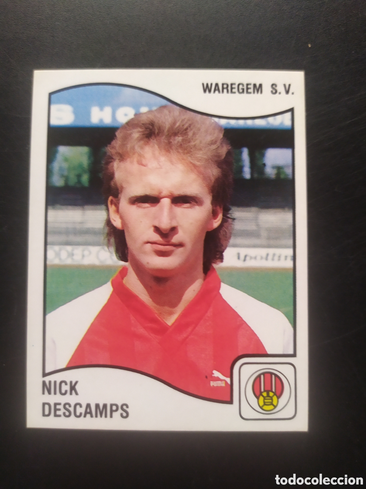 Football Stickers: Football 90 panini Descamps n&deg; 321 Waregen S. V.