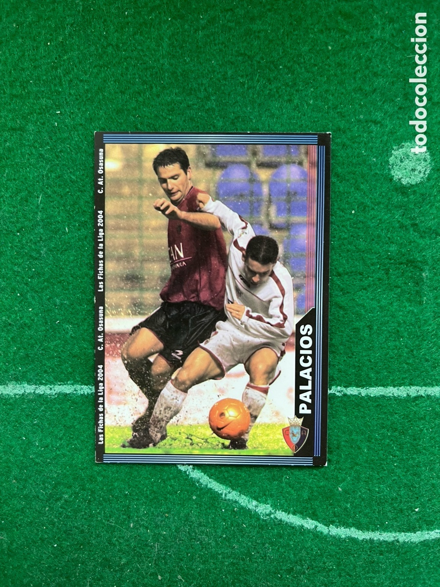 Football Stickers: 281 PALACIOS OSASUNA LAS FICHAS DE LA LIGA 2003 2004 MUNDICROMO