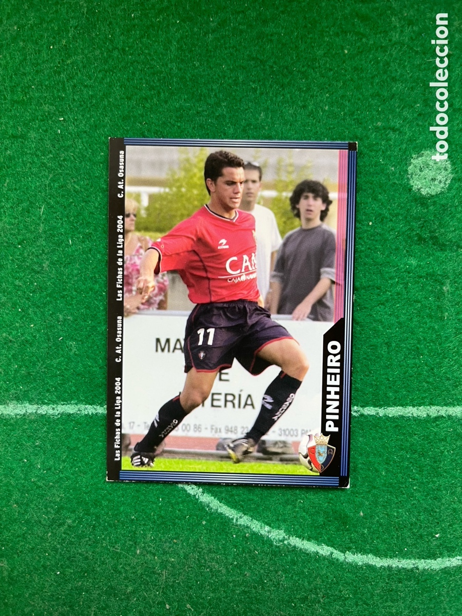 Football Stickers: 284 PINHEIRO OSASUNA LAS FICHAS DE LA LIGA 2003 2004 MUNDICROMO