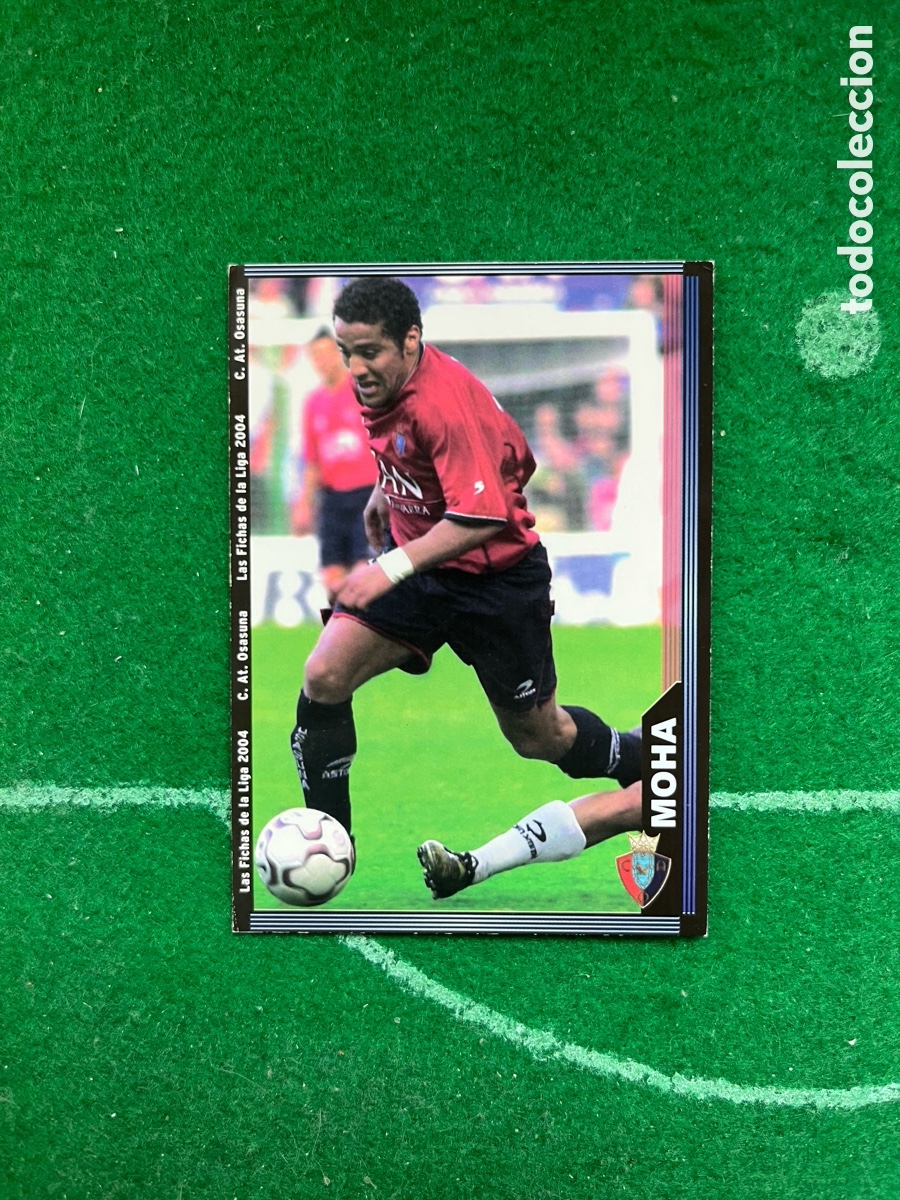 Football Stickers: 287 MOHA OSASUNA LAS FICHAS DE LA LIGA 2003 2004 MUNDICROMO