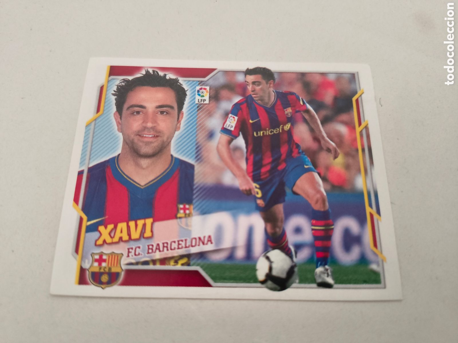Fu&szlig;ball-Sticker: 2010 11 2011 ESTE XAVI, F.C. BARCELONA