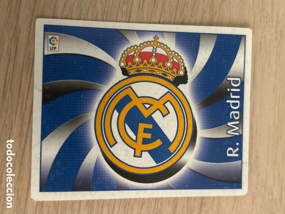 Fu&szlig;ball-Sticker: ESCUDO REAL MADRID LIGA ESTE 2004 2005 04 05 NUNCA PEGADO SIN PEGAR